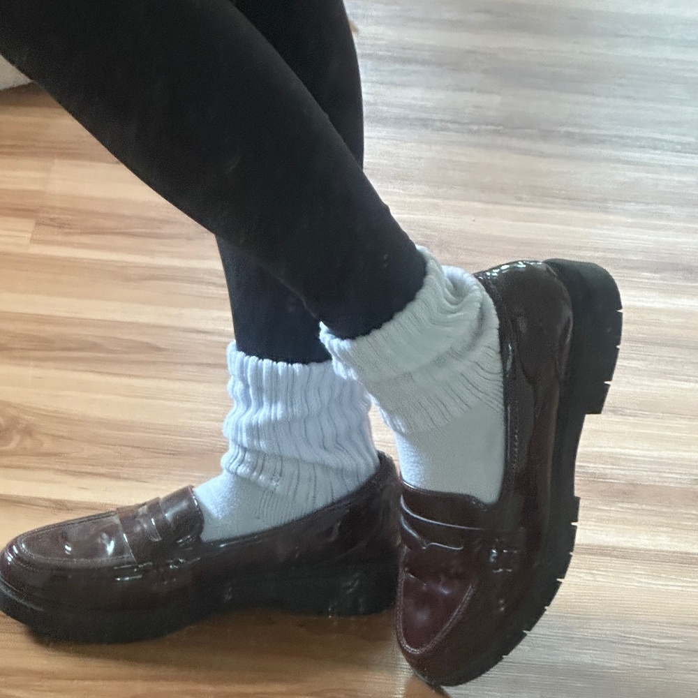 Clark's burgundy loafers women’s 10